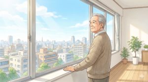 白内障手術後に視界が明るくなり、日常の風景が見やすくなったことを表すイメージ